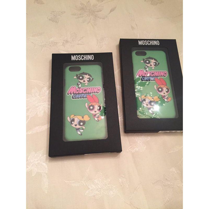Green SS16 Moschino Couture Jeremy Scott Powerpuff Girls Case for Iphone 6/6S Plus For Sale