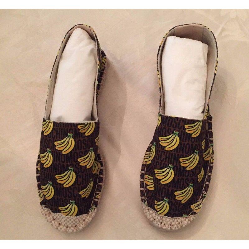 Espadrillas SS16 Moschino Couture Jeremy Scott Super Mario Banana Bunch US 10 in vendita 1