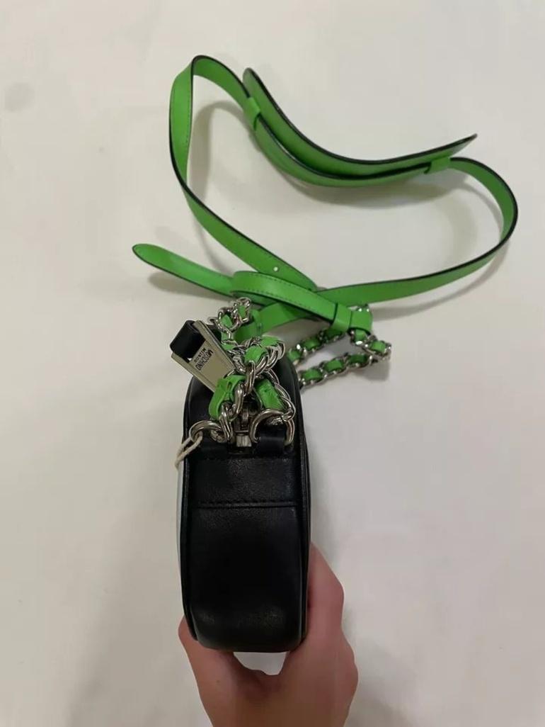 SS16 Colección cápsula MOSCHINO Powerpuff Girls Buttercup Crossbody Bag Green en venta 1