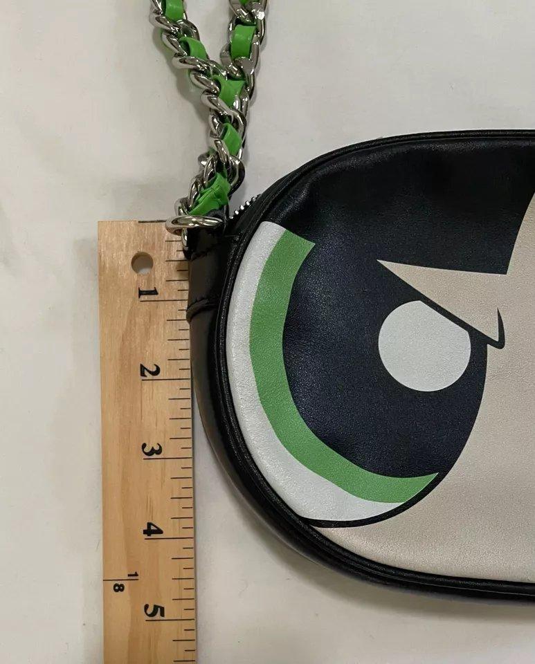 SS16 Colección cápsula MOSCHINO Powerpuff Girls Buttercup Crossbody Bag Green en venta 4