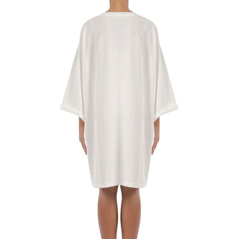 SS17 Moschino Couture x Jeremy Scott #justsaymoschi-no Jersey Tshirt Dress For Sale 5