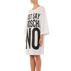 Moschino Couture x Jeremy Scott JustSayMoschino Kurzes Jersey-Kleid XXS