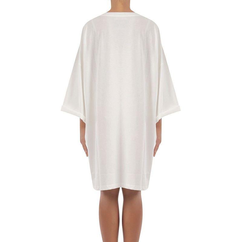 SS17 Moschino Couture x Jeremy Scott JustSayMoschino Short Jersey Dress XXS For Sale 3