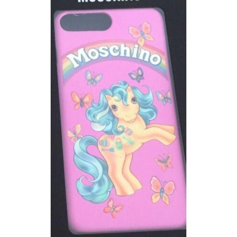 SS18 Moschino Couture Jeremy Scott Pink My Little Pony Case for Iphone 6/7 Plus For Sale 1