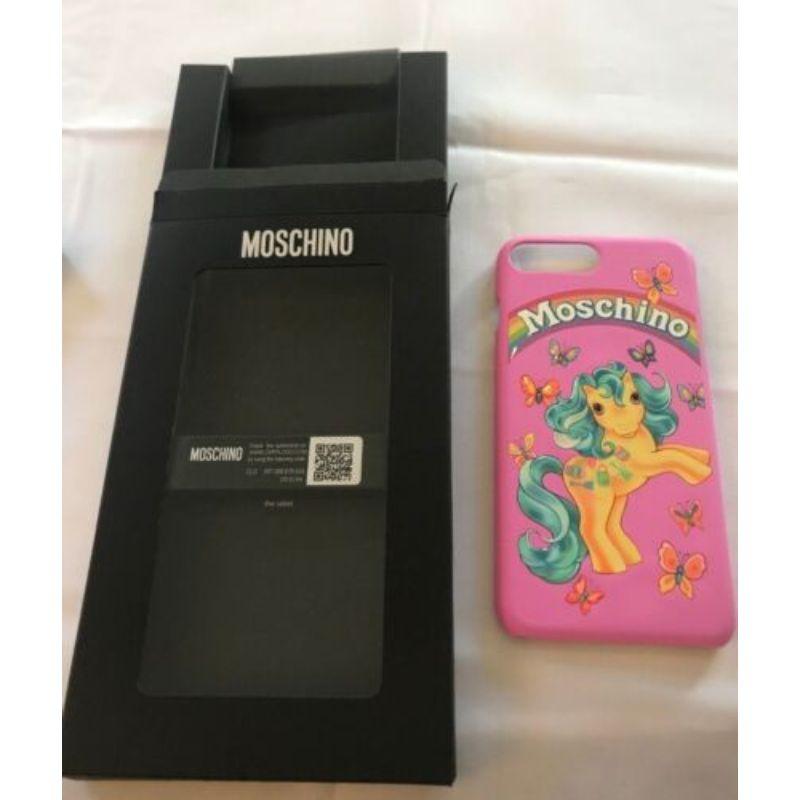 SS18 Moschino Couture Jeremy Scott Pink My Little Pony Case for Iphone 6/7 Plus For Sale 2
