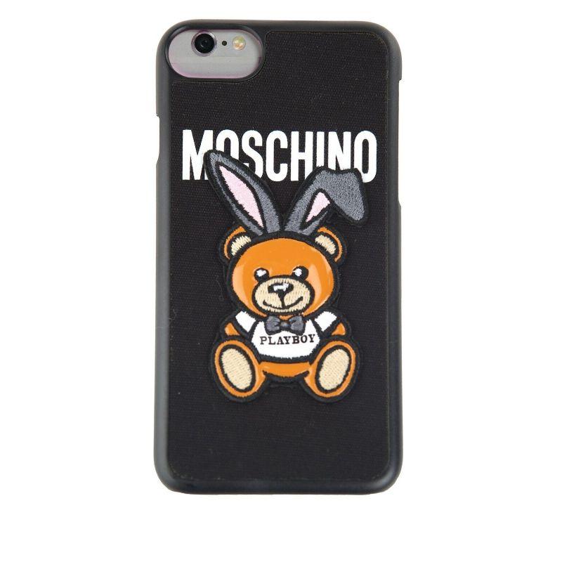 SS18 Moschino Couture Jeremy Scott Playboy Teddy Bear Bunny Case Iphone 6/7 Plus

Additional Information:
Material: 70% Polycarbonate, 30% Polyurethane    
Color: Pink/Black/Multi-color
Pattern: Playboy Teddy Bear Bunny
Compatible Model: For iPhone