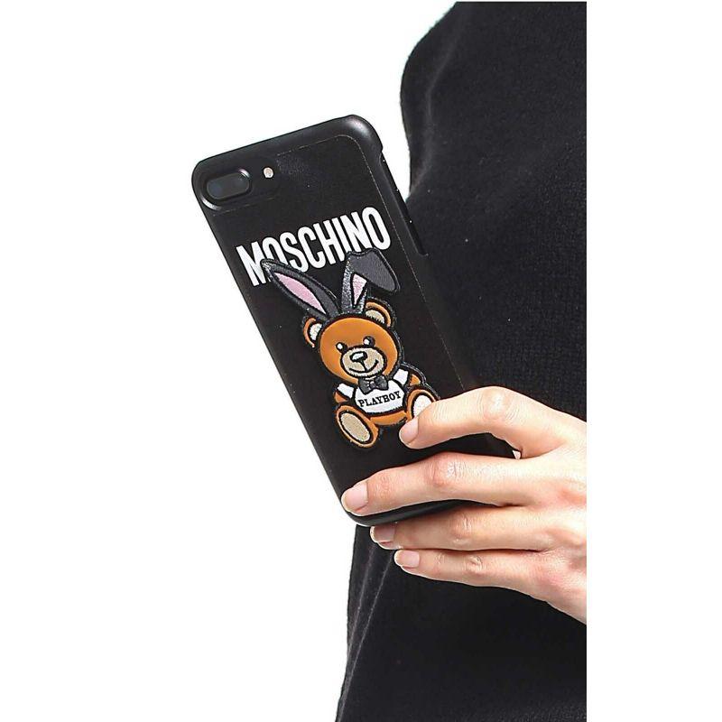 SS18 Moschino Couture Jeremy Scott Playboy Teddy Bear Bunny Case Iphone 6/7 Plus For Sale 2
