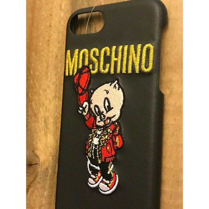 Women's or Men's SS19 Moschino Couture Jeremy Scott Looney Porky Pig Case for Iphone 6 / 7 / 8 For Sale