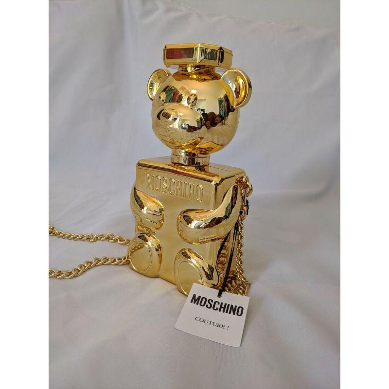 SS19 Moschino Couture Jeremy Scott Teddy Bear Perfume Bottle Shaped Shoulder Bag 1