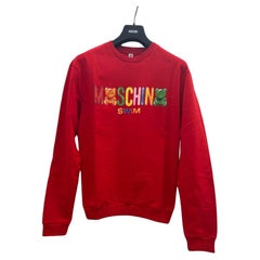 SS19 Moschino Swim Jelly Gummy Teddy Bear Sweatshirt von Jeremy Scott, Größe XL