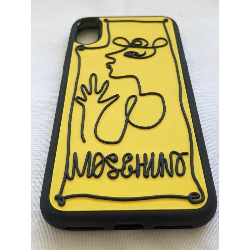 SS20 Moschino Couture Jeremy Scott 3d Picasso Inspired Yellow Case for Iphone x/xS

Additional Information:
Material: Acetate 100%
Color: Yellow/Black	
Pattern: Picasso
Compatible Model: For Apple iPhone X, For Apple iPhone XS
100%