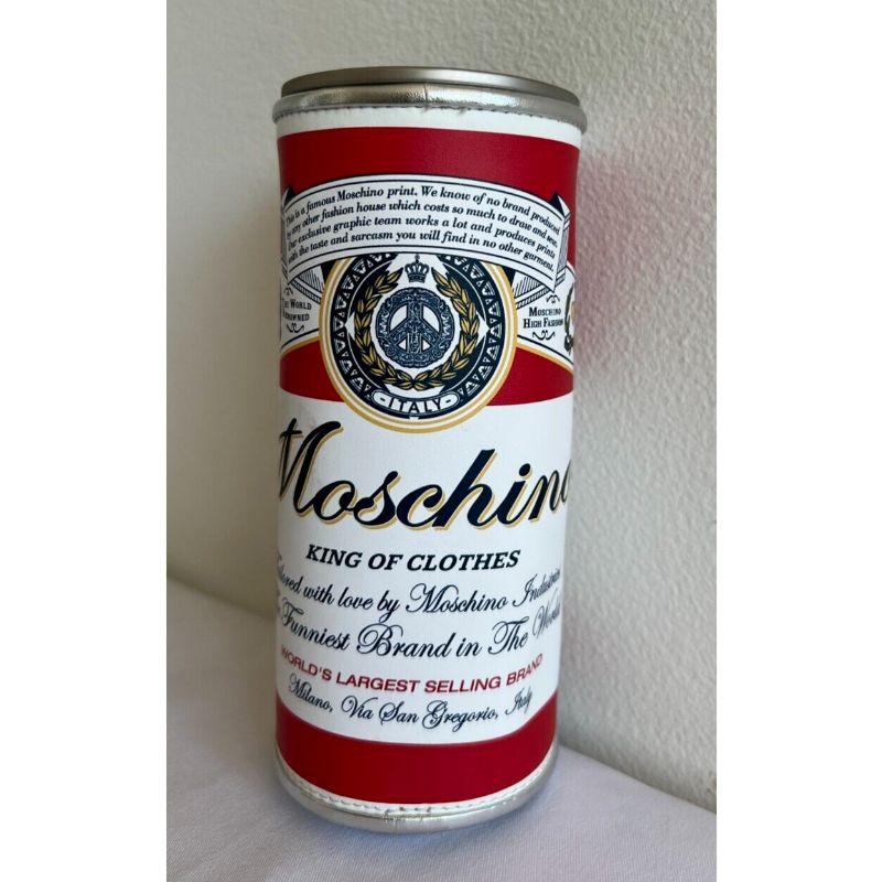SS20 Moschino Couture Jeremy Scott Calfskin Clutch Budweiser Shaped Can Bag

Additional Information:
Material: Leather, 100% Calfskin
Color: White/Red/Yellow/Black
Pattern: Budweiser
Style: Clutch
Dimension: 6.9 W x 3 D x 3 H in
Shape:
