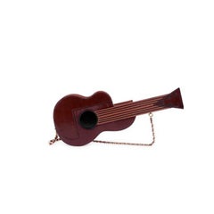 SS20 Moschino Couture Jeremy Scott Guitar Snake Skin Leather Bag Picasso Style