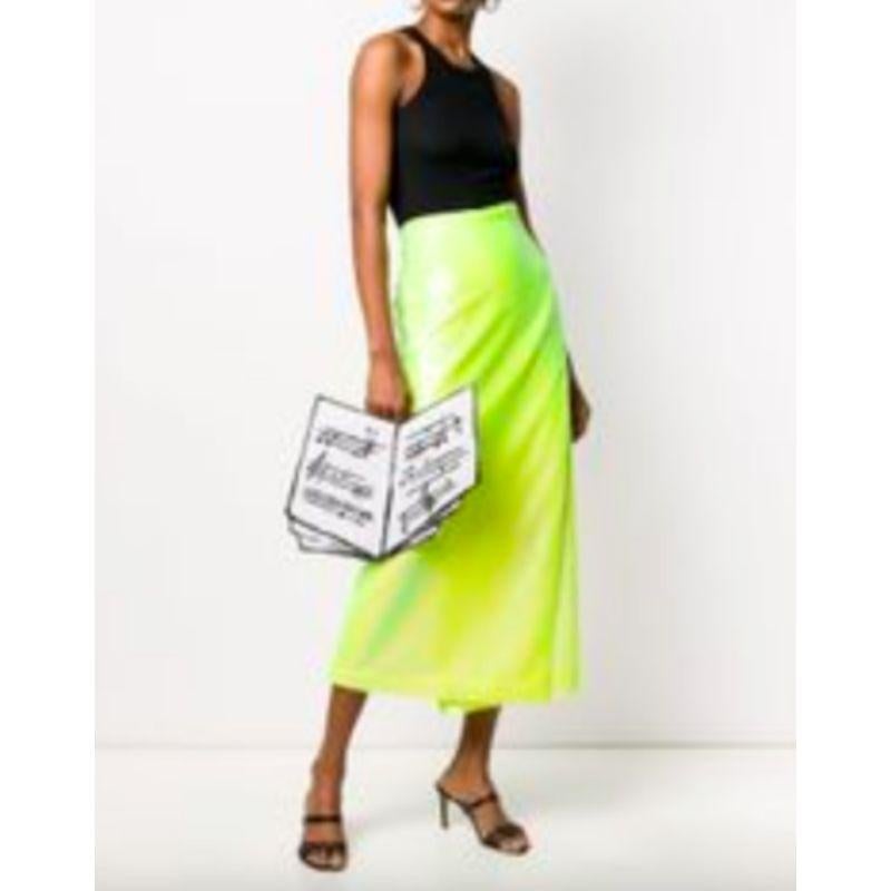 SS20 Moschino Couture Jeremy Scott Leather Musical Notes Score Clutch Picasso 6