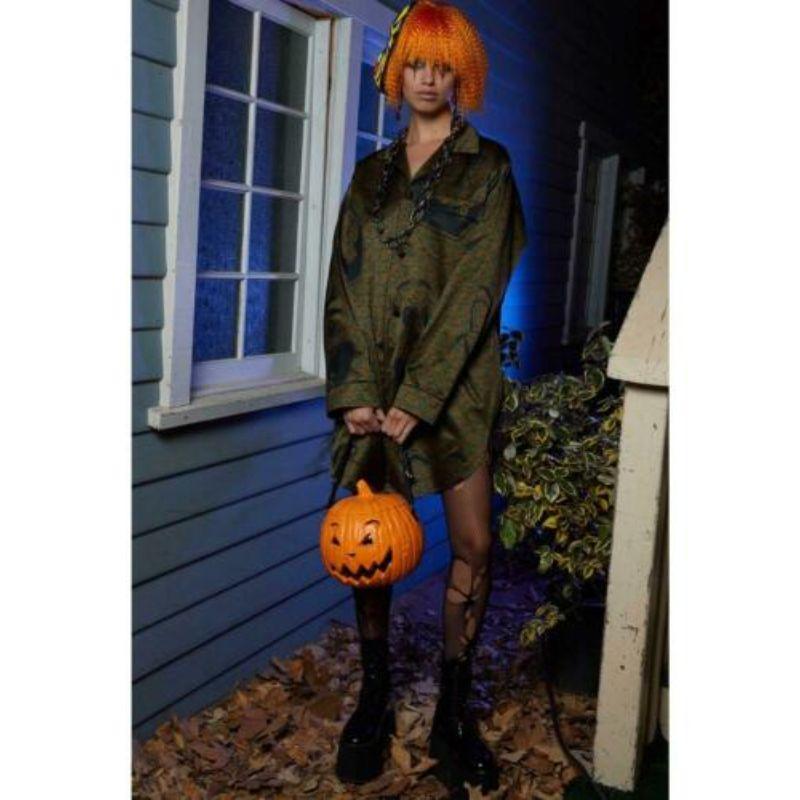SS20 Moschino Couture Jeremy Scott Pumpkin Top Handle Orange Bag Halloween For Sale 5