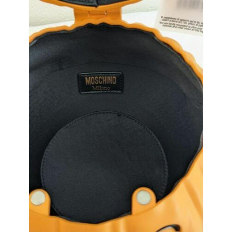 SS20 Moschino Couture Jeremy Scott Kürbis Top Handle Orange Tasche Halloween im Angebot 5
