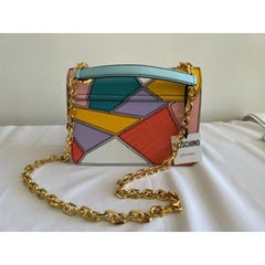 SS20 Moschino Couture Picasso Geometrical "M" Shoulder Bag by Jeremy Scott