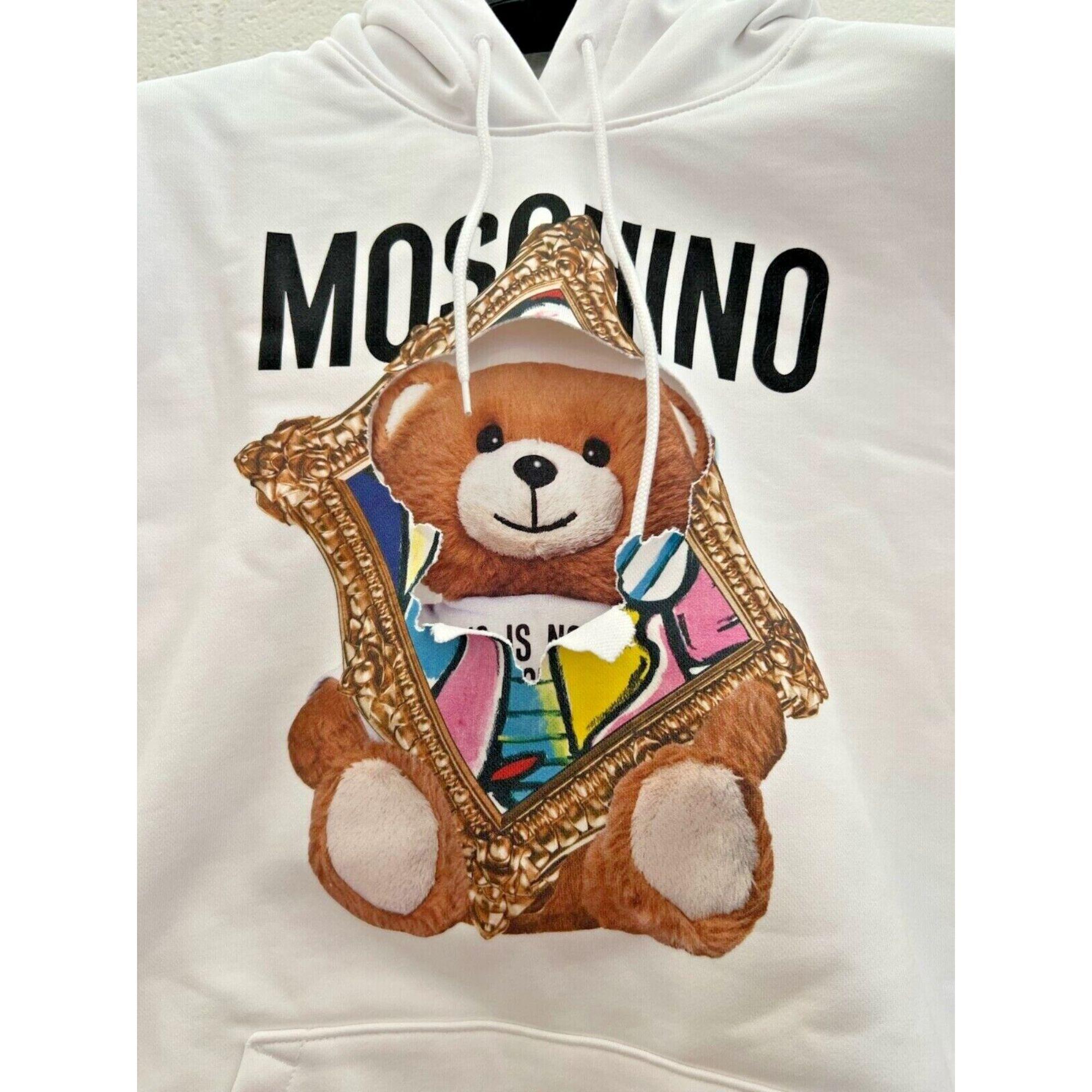 moschino couture hoodie teddy bear