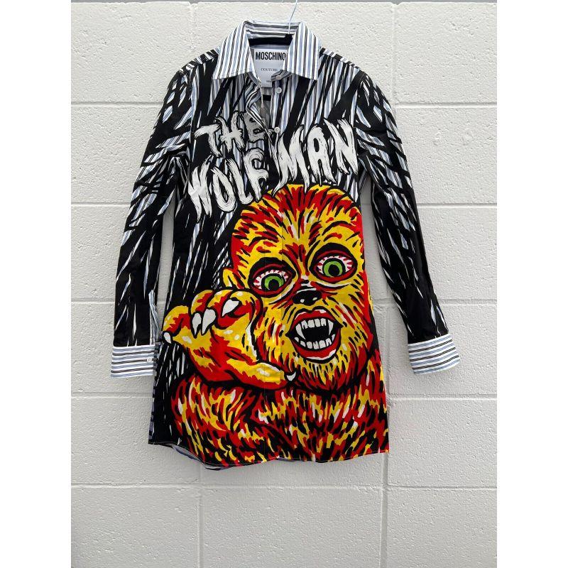 SS20 Moschino Couture Trick/Chic The Wolfman Universal Dress by Jeremy Scott For Sale 6