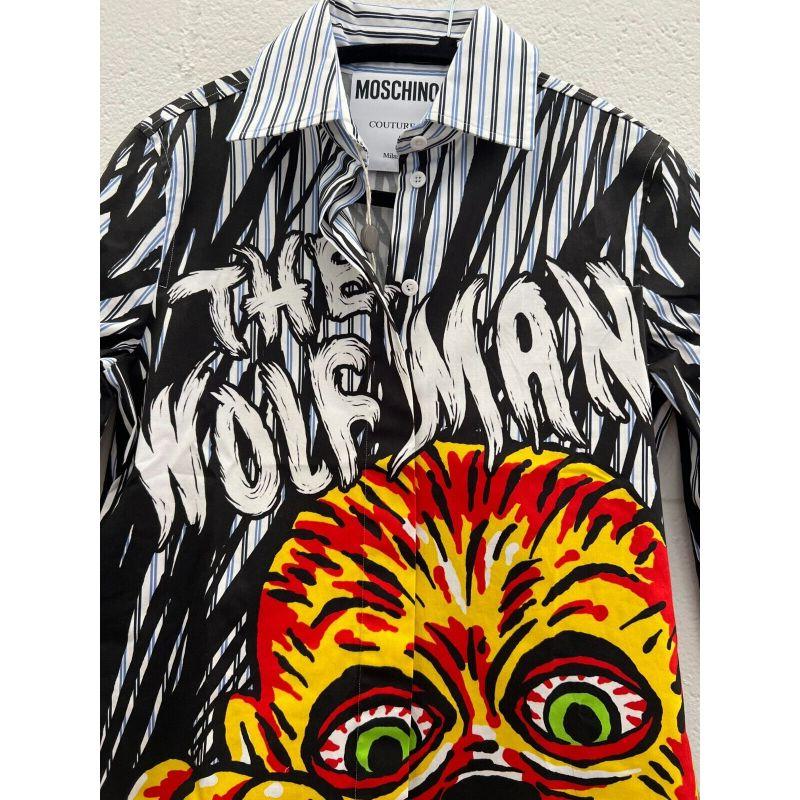 SS20 Moschino Couture Trick/Chic The Wolfman Universal Dress by Jeremy Scott For Sale 9