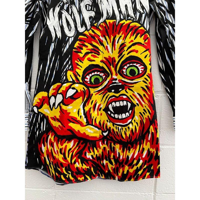 SS20 Moschino Couture Trick/Chic The Wolfman Universal Dress by Jeremy Scott For Sale 10