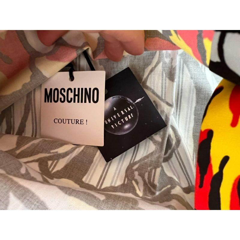 SS20 Moschino Couture Trick/Chic The Wolfman Universal Dress by Jeremy Scott For Sale 15