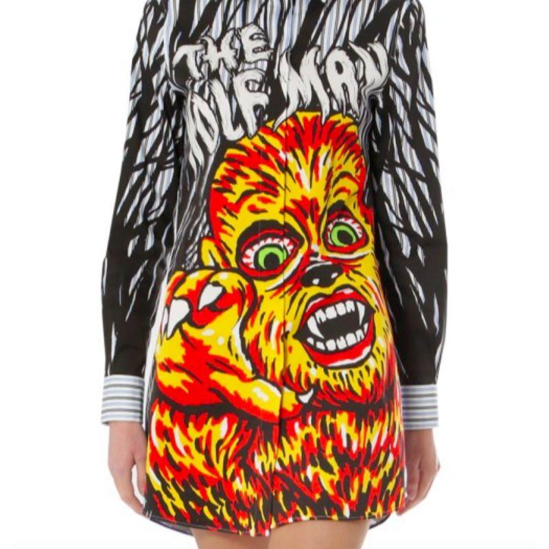 Beige SS20 Moschino Couture Trick/Chic The Wolfman Universal Dress by Jeremy Scott For Sale