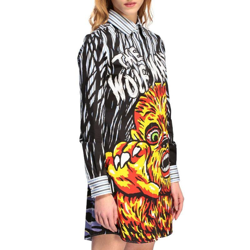 SS20 Moschino Couture Trick/Chic The Wolfman Universal Kleid von Jeremy Scott Damen im Angebot