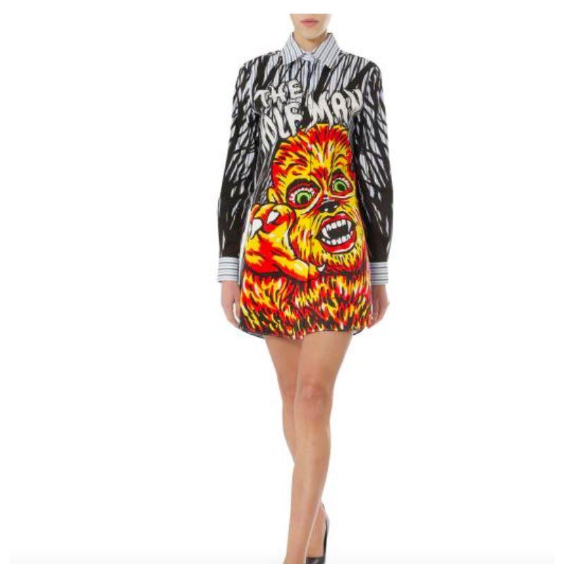 SS20 Moschino Couture Trick/Chic The Wolfman Universal Dress by Jeremy Scott For Sale 1
