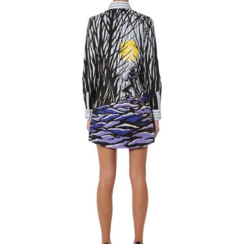 SS20 Moschino Couture Trick/Chic The Wolfman Universal Dress by Jeremy Scott For Sale 4
