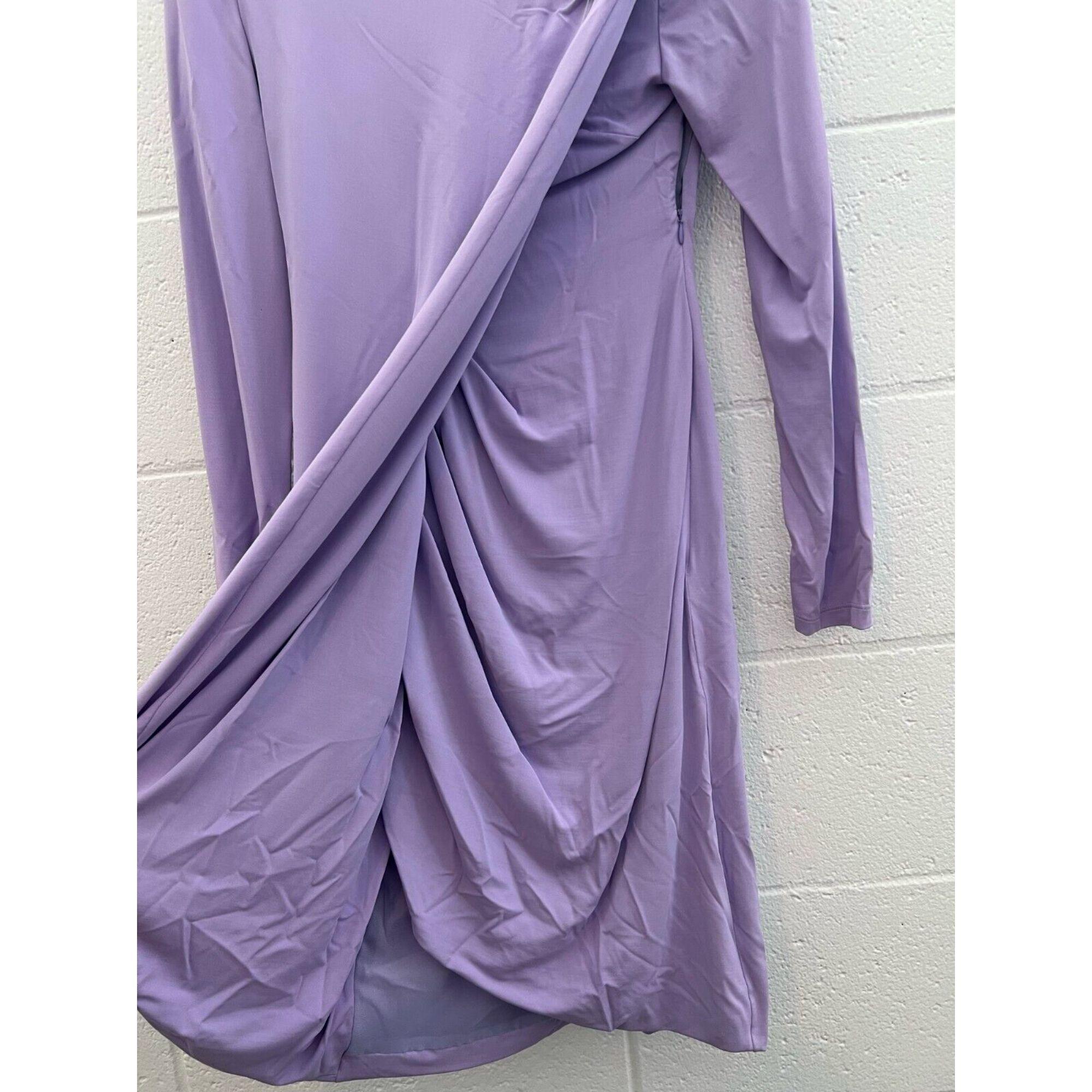 SS20 Moschino Couture Violet Picasso Painting Frame Viscose Dress, Size US 12 Pour femmes en vente