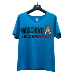 SS20 Moschino Underwear Underbear Teddy Bear T-shirt by Jeremy Scott, Size L