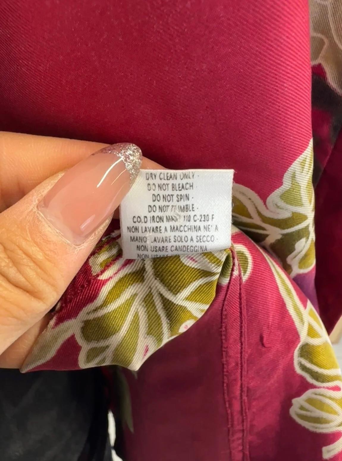 Camicia in seta Chrysanthemum SS2001 Gucci by Tom Ford in vendita 1