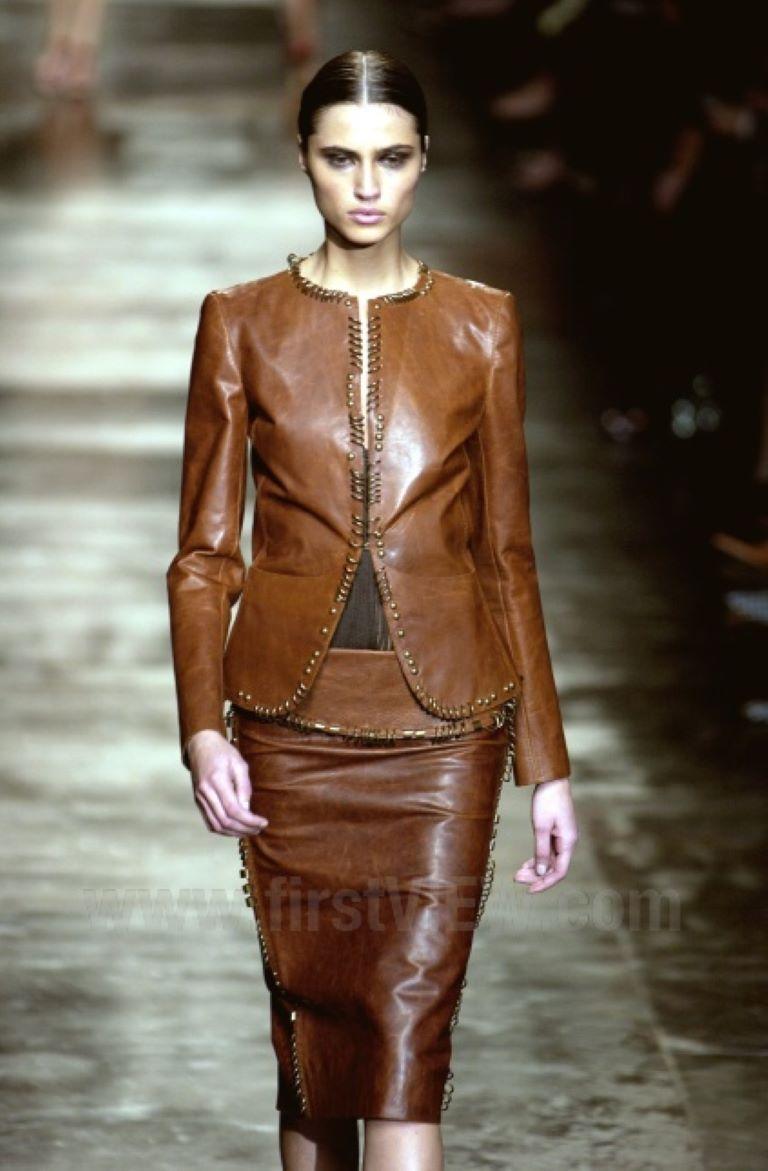 Women's or Men's SS2002 Tom Ford for Yves Saint Laurent Safari Suede Jacket For Sale