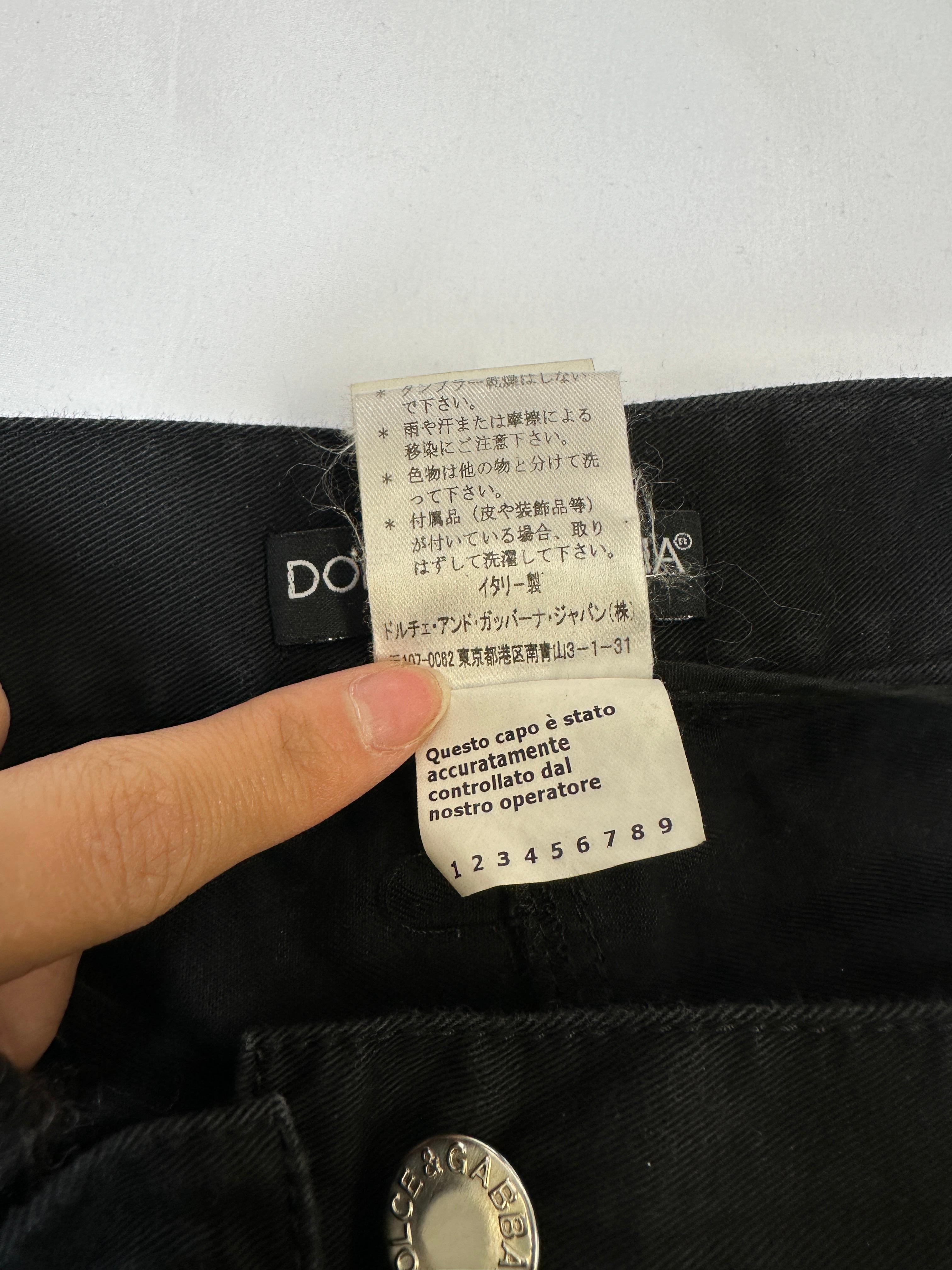 SS2003 Dolce & Gabbana Sex zipper runway pants 5