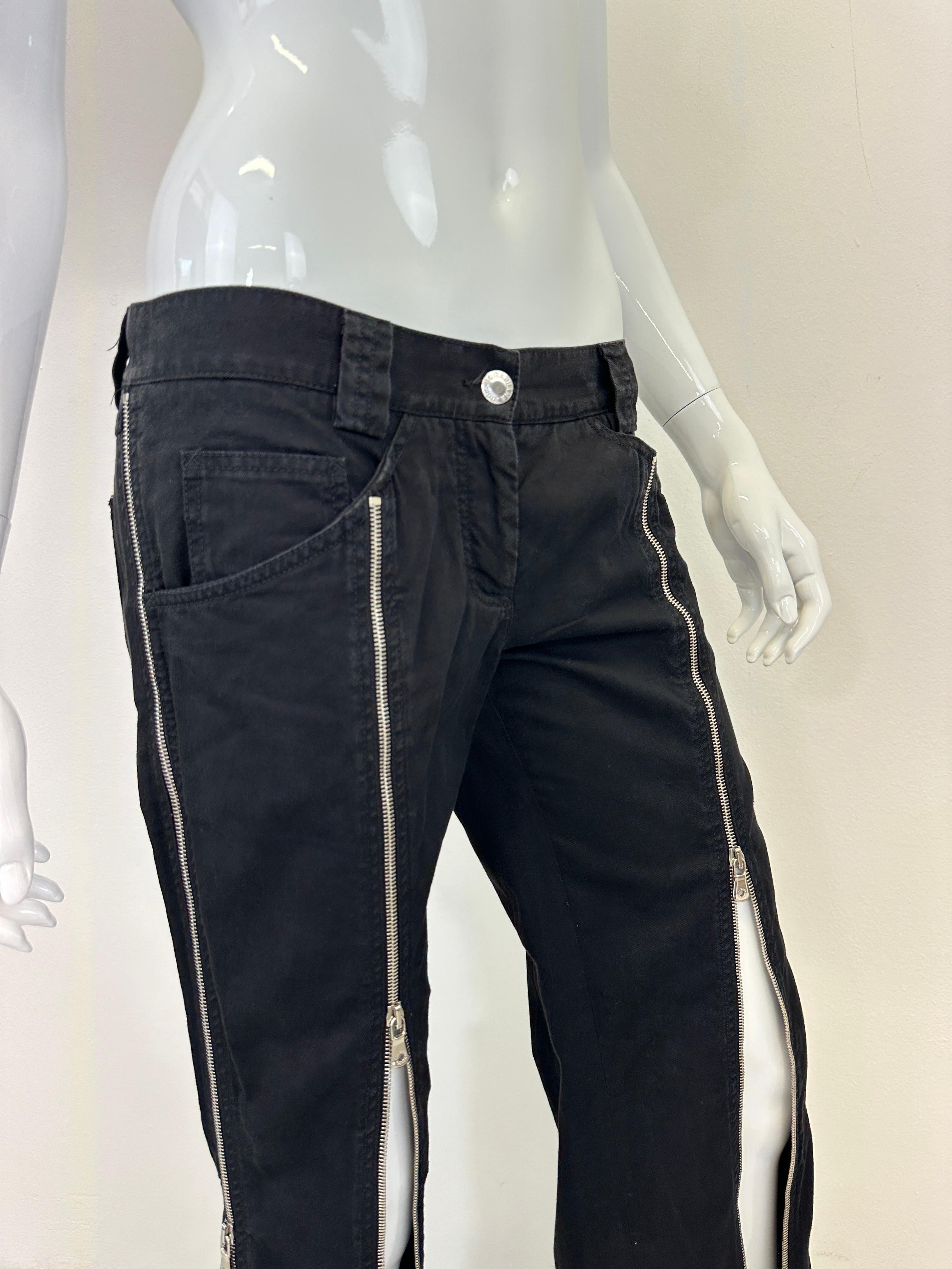 SS2003 Dolce & Gabbana Sex zipper runway pants 6