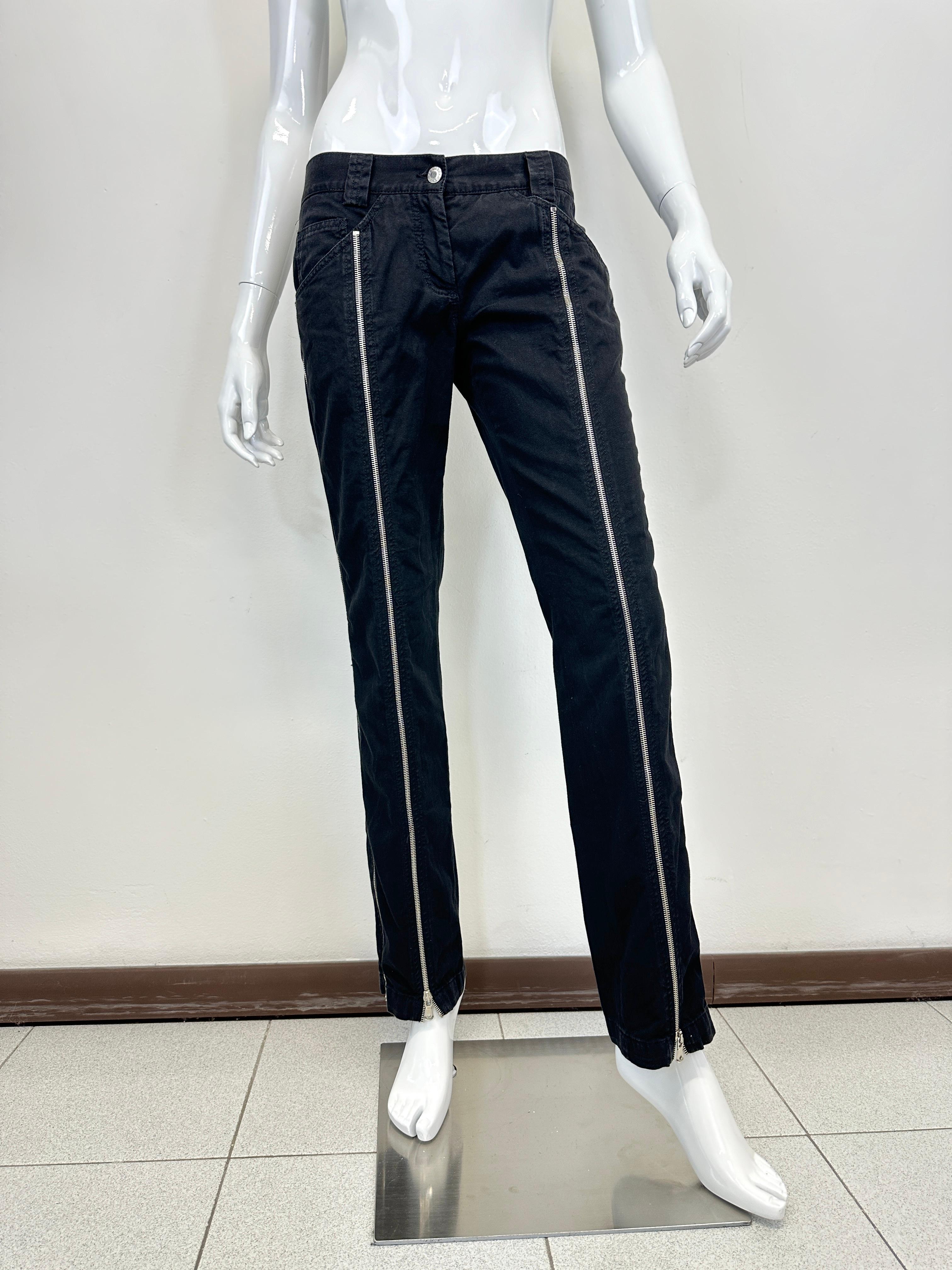 SS2003 Dolce & Gabbana Sex zipper runway pants In Excellent Condition In Padova, IT