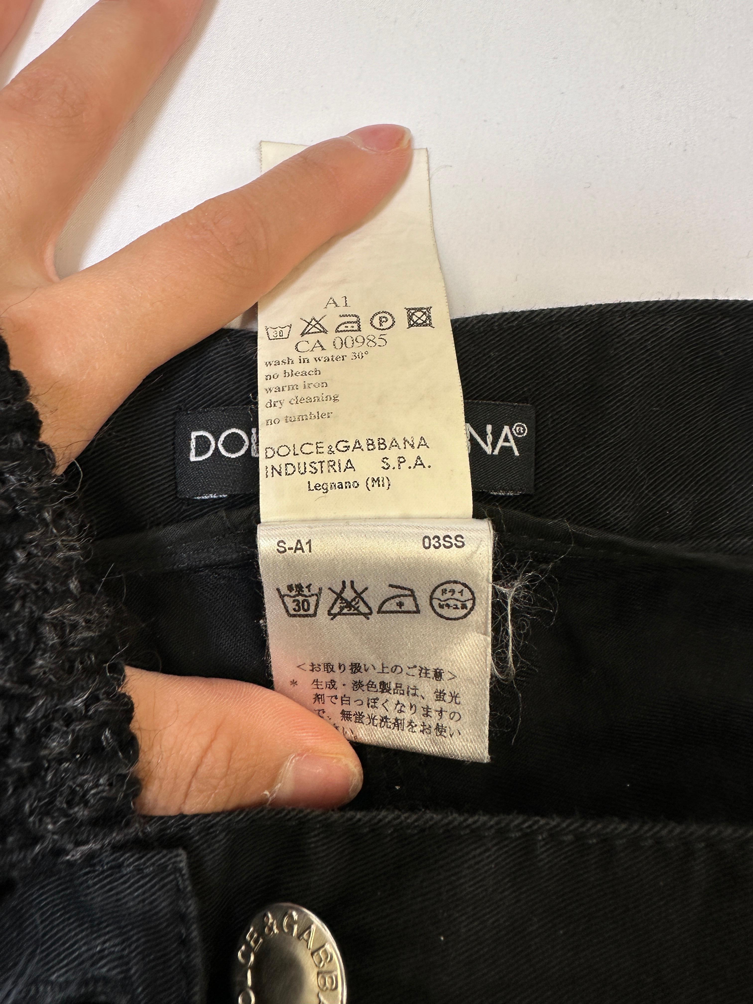 SS2003 Dolce & Gabbana Sex zipper runway pants 4