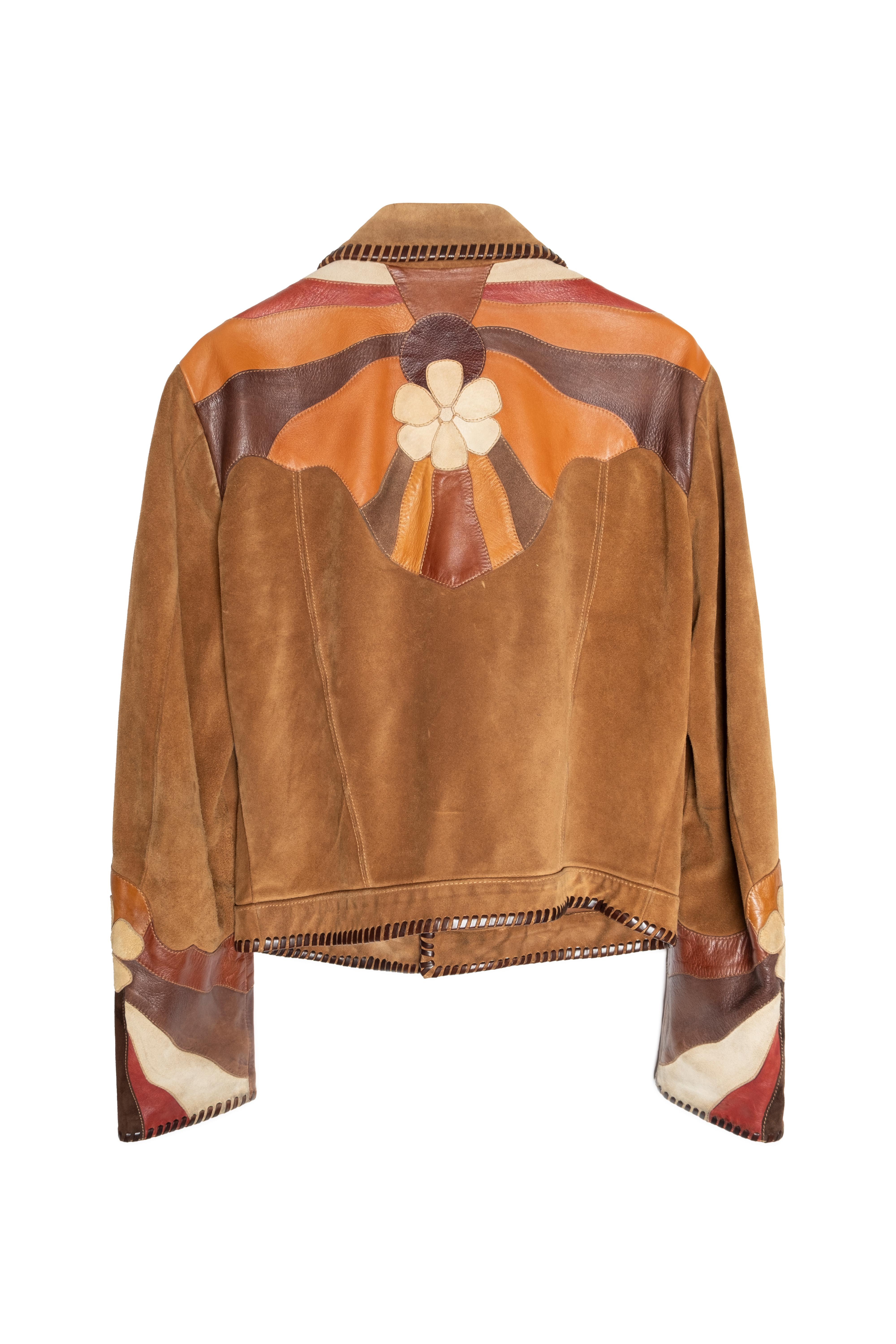 Uomo Giacca western patchwork per la sfilata SS2004 in vendita