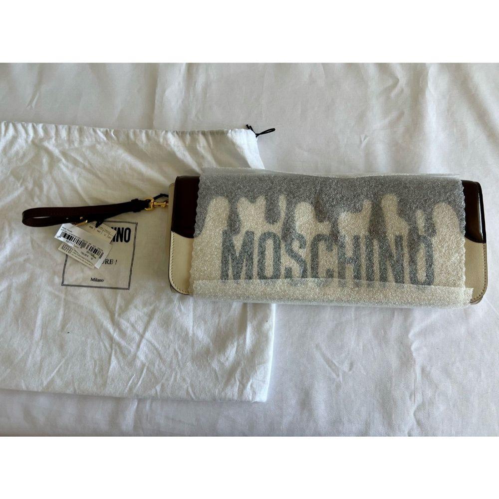 Sac à main Moschino Couture SS22 chocolaté de Jeremy Scott en vente 9
