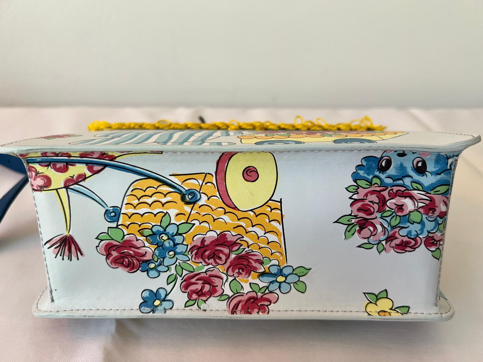 SS22 MOSCHINO Couture Jeremy Scott Bolso de hombro Fantasía Gato Floral 'M' infantil en venta 5