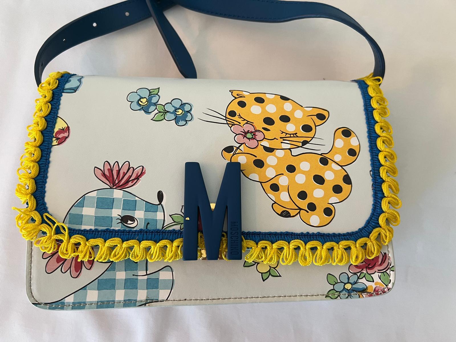 SS22 MOSCHINO Couture Jeremy Scott Bolso de hombro Fantasía Gato Floral 'M' infantil en venta 7