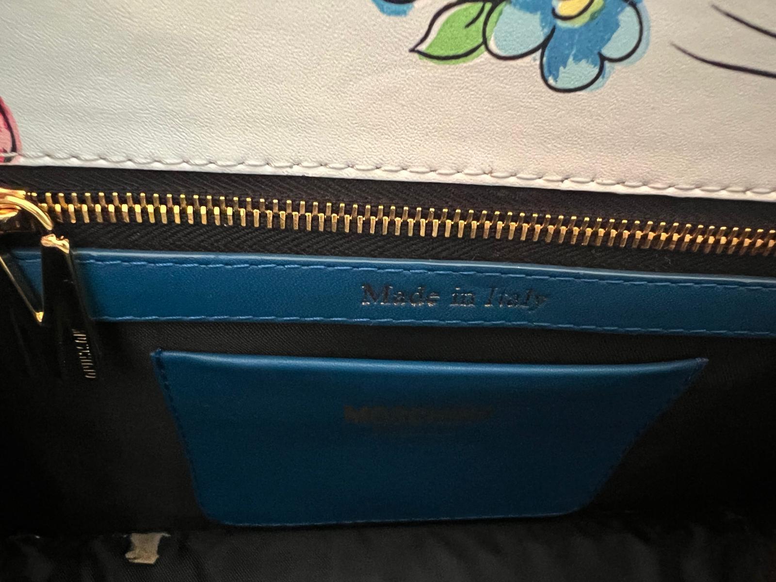 SS22 MOSCHINO Couture Jeremy Scott Bolso de hombro Fantasía Gato Floral 'M' infantil en venta 12