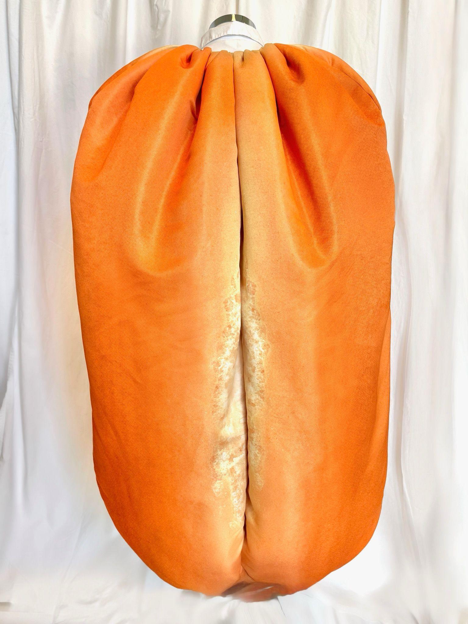 Women's SS22 MOSCHINO Couture Jeremy Scott Giant Hot Dog Shaped Cape Jacket Rare Novelty For Sale