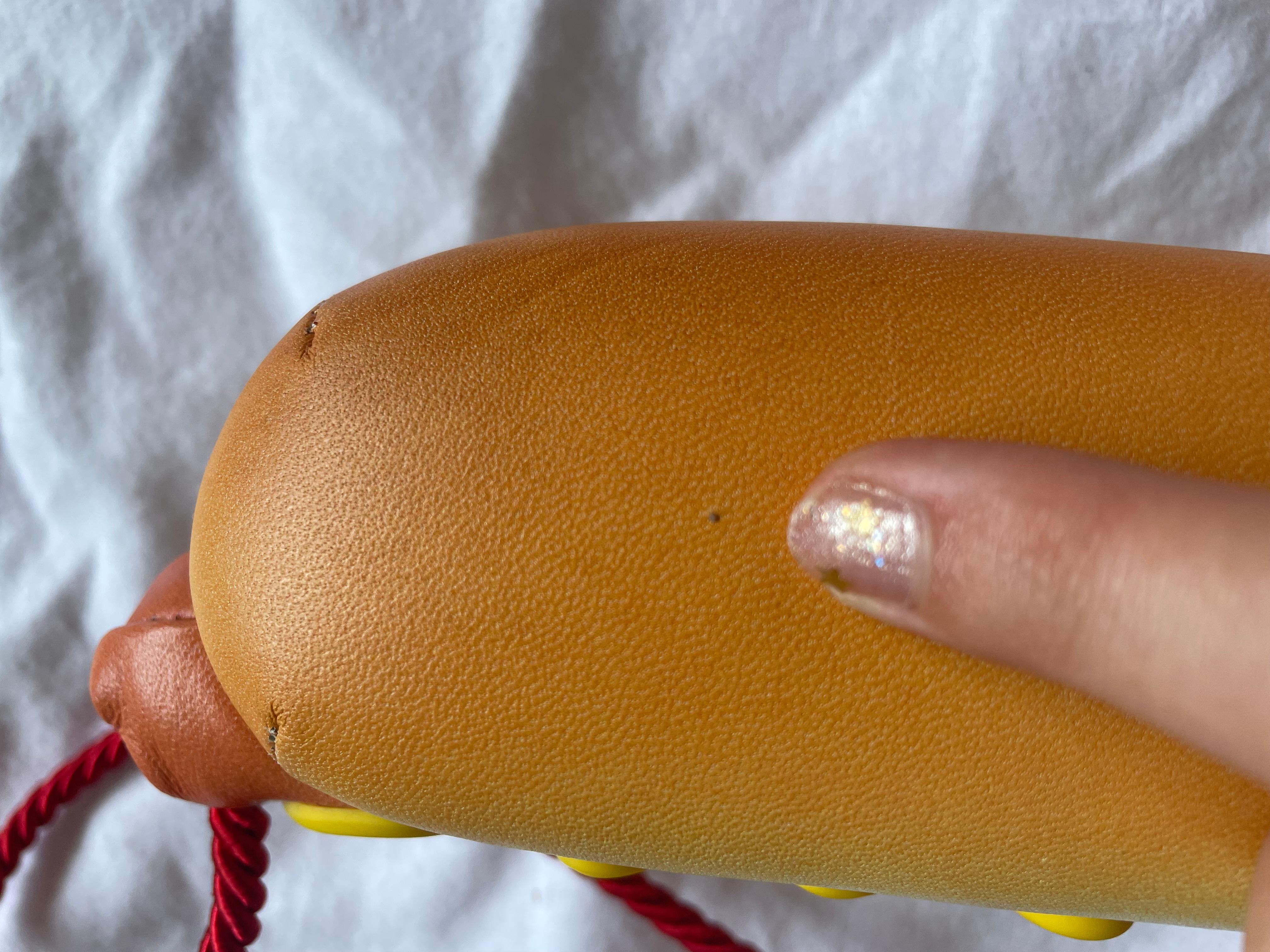 SS22 Moschino Couture Jeremy Scott Hotdog Diner Kollektion Brown Umhängetasche 7