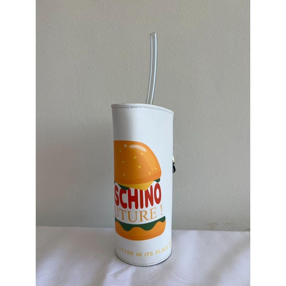 SS22 Moschino Couture to Go Slushy Cup Clutch Burger Logo by Jeremy Scott For Sale 1