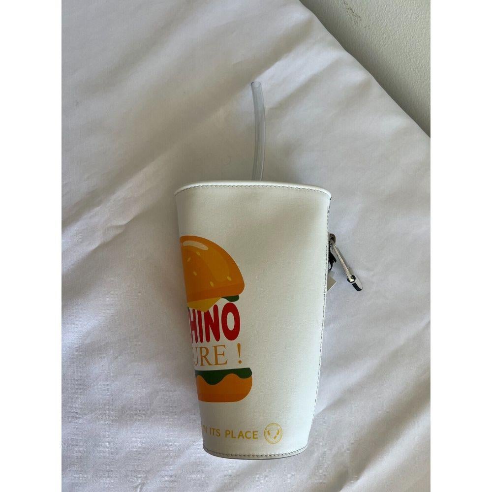 SS22 Moschino Couture to Go Slushy Cup Clutch Burger Logo by Jeremy Scott en vente 2
