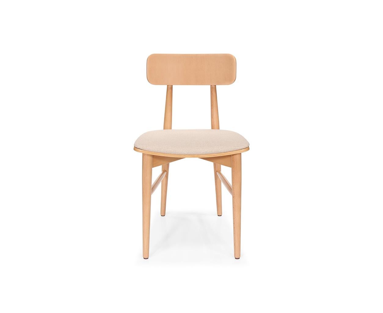 Minimalismo Sedia da pranzo SS3: Eleganza e semplicità con linee scultoree in vendita