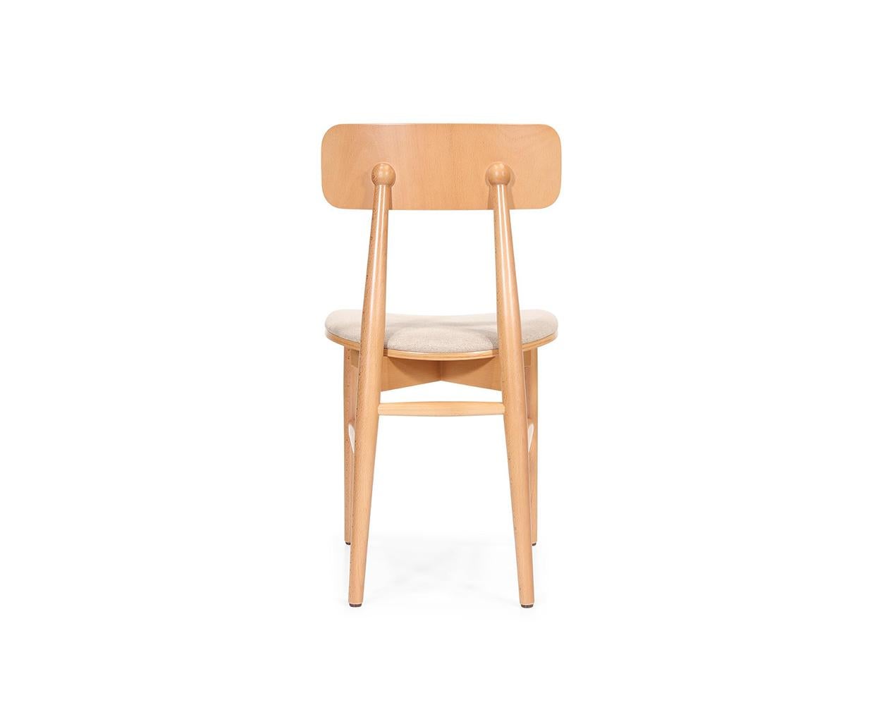 XXI secolo e contemporaneo Sedia da pranzo SS3: Eleganza e semplicità con linee scultoree in vendita