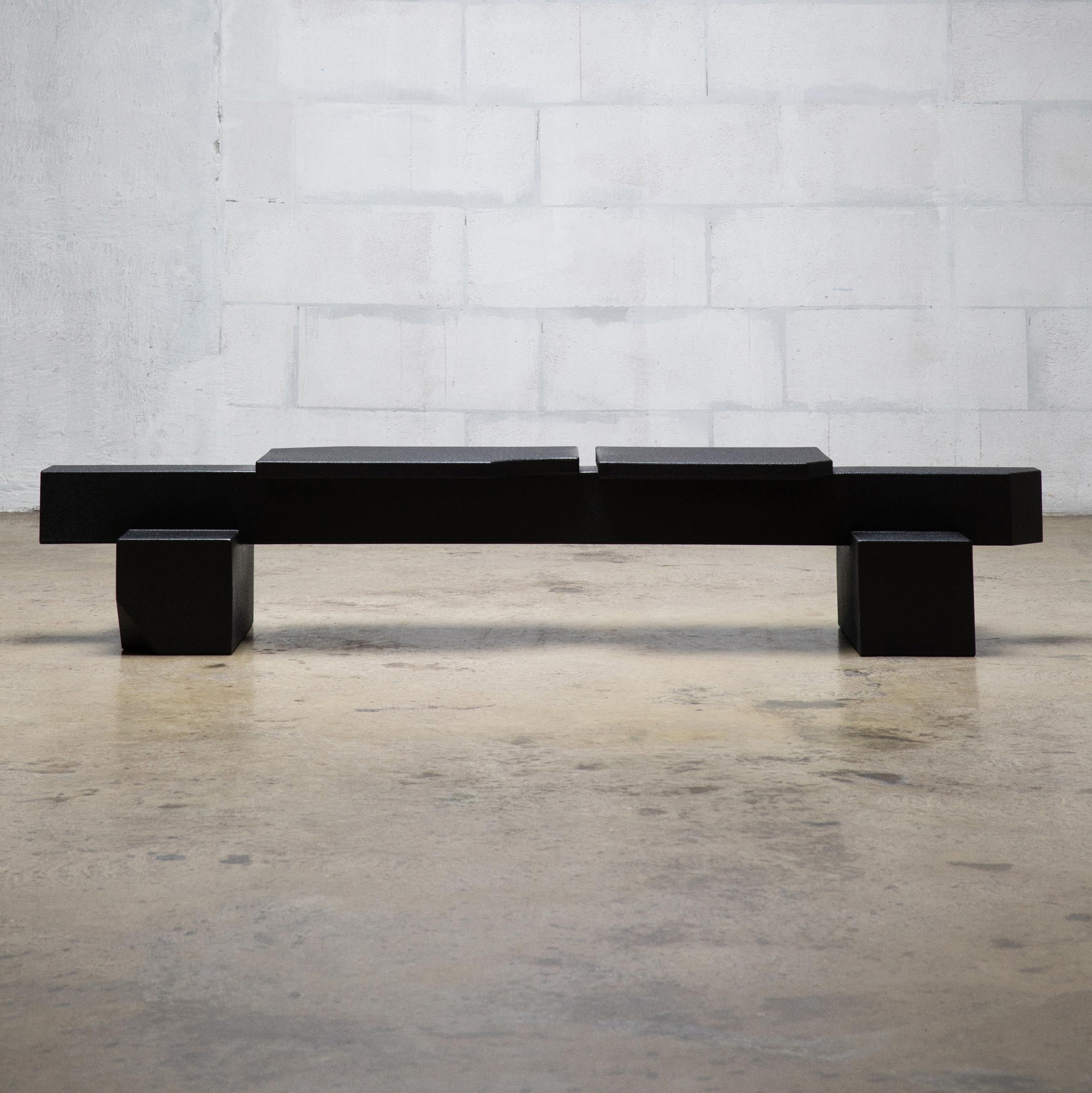SSB01B bench is the first object created by sashaxsasha as a piece of collectible design. 
The source of inspiration for the form of the objects is the furniture that construction workers in Russia make for everyday use by means turned out to be at